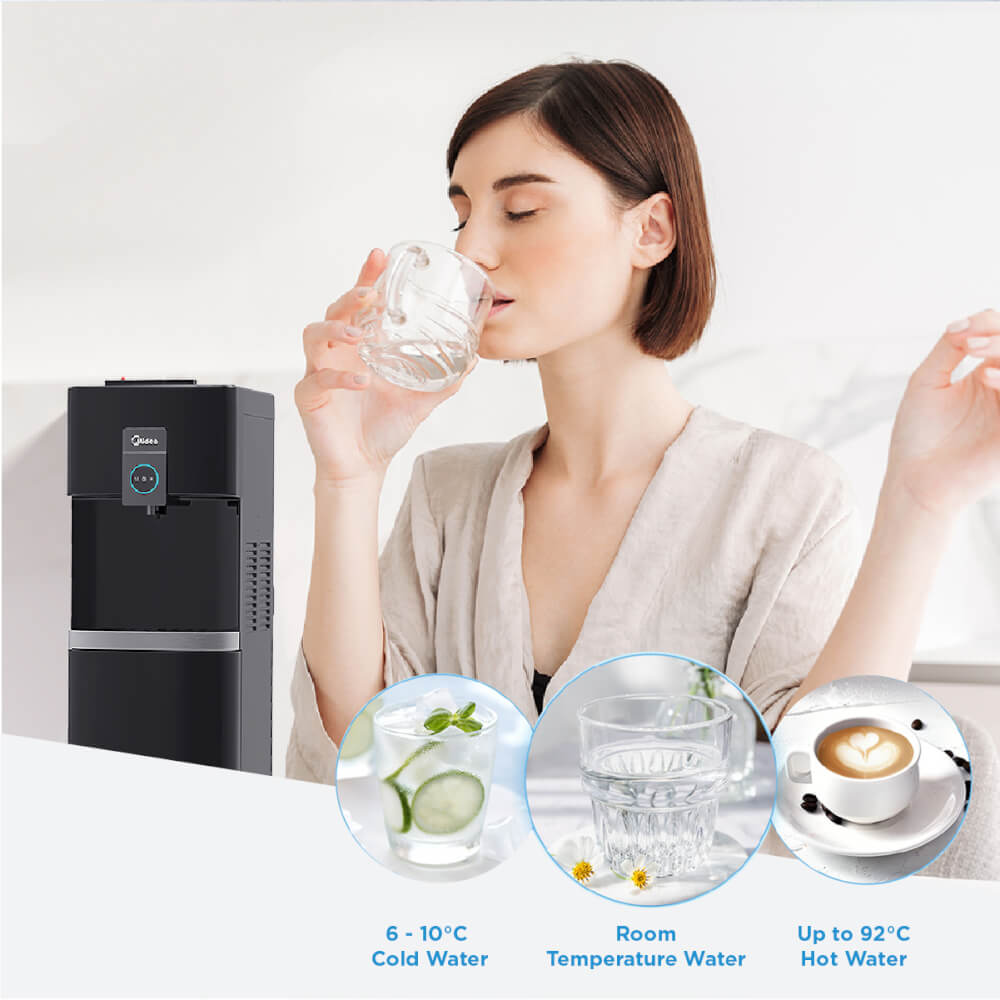 ตู้กดน้ำดื่ม Midea รุ่น YL2036S แบบถังล่าง ( ระบบก๊อกเดียว 3 อุณหภูมิ )